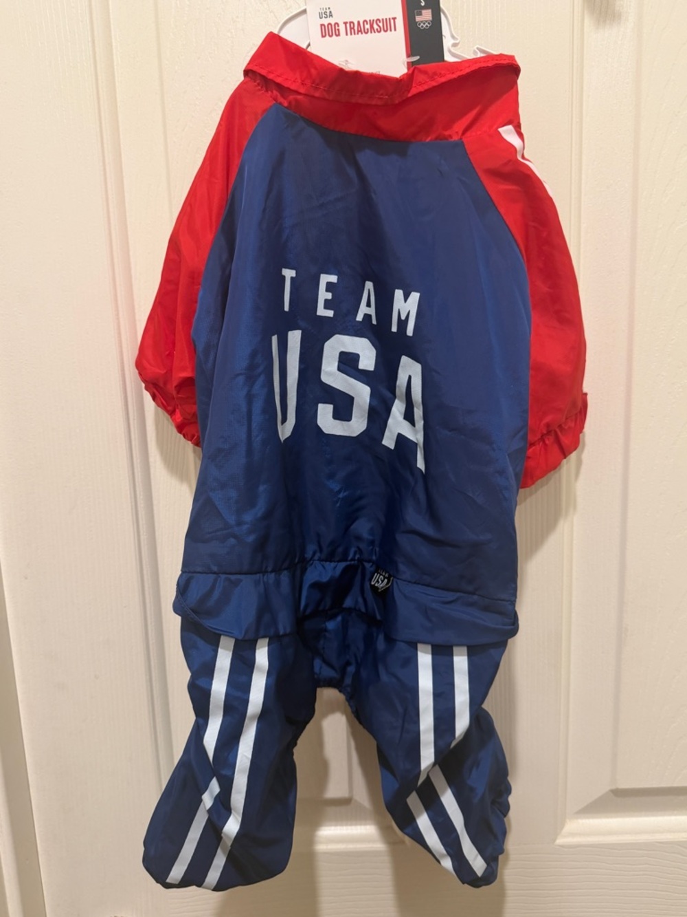 American USA Olympics  Pet Costume Cute Uniform Dress Up Dog Halloween Small